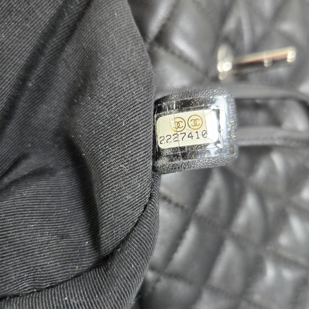 Chanel Urban Spirit Black Quilted Lambskin Large Backpack Bag - Picture 12 of 17